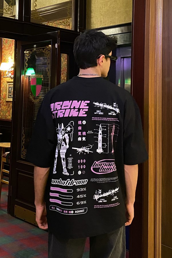 War Machine Oversize Printed Tshirt