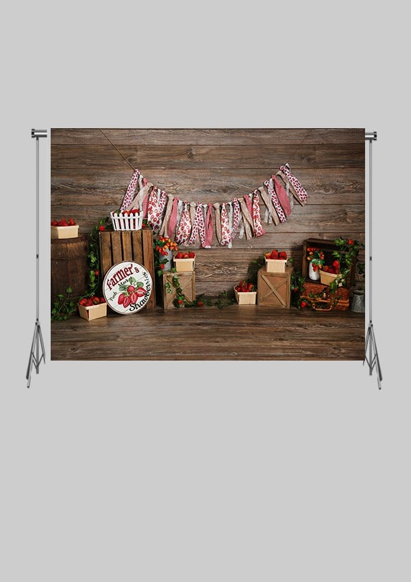 Çiftlik Ürünleri ve Aksesuarları Zeminsiz Çocuk Kumaş Fotoğraf Fonu( 2X1.5 MT)