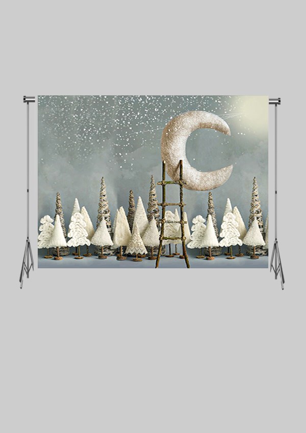 KATLANIR KIRIŞMAZ KUMAŞ - 2 EN 1.5 MT BOY - Aydede ve Pastel Orman  - FABRIC BACKDROP - Stüdyo Fonu