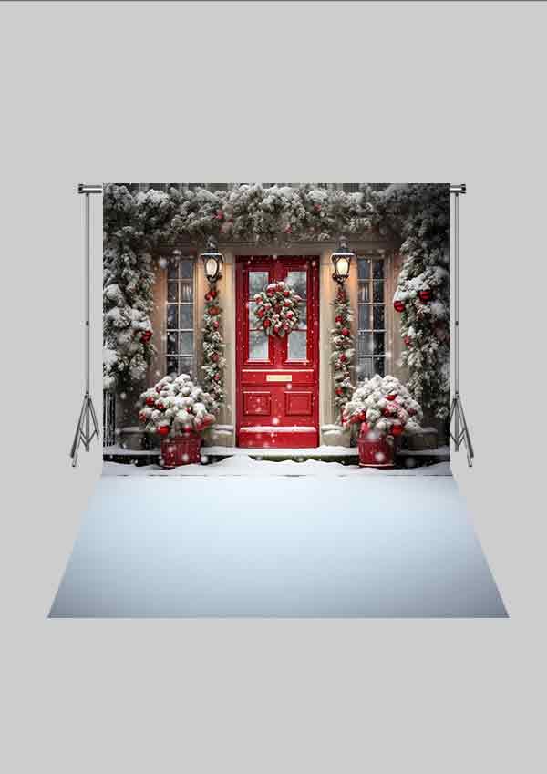 Yeni Yıl Temalı Yılbaşı Konseptli 03 Üç Boyutlu Çocuk Kumaş Fotoğraf Fonu( 2X2,5 MT)