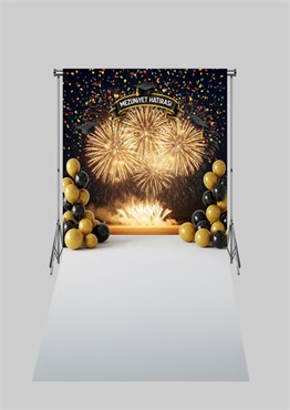 2X4 MT Mezuniyet- Okul - Kütüphane Temalı 9 Üç Boyutlu Kumaş Fotoğraf Fonları 21 - Fabric Photography Backdrop 