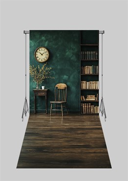 2X4 MT Mezuniyet- Okul - Kütüphane Temalı Üç Boyutlu Kumaş Fotoğraf Fonları 12 - Fabric Photography Backdrop 