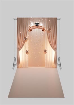 2X4 MT Mezuniyet- Okul - Kütüphane Temalı 17 Üç Boyutlu Kumaş Fotoğraf Fonları - Fabric Photography Backdrop 
