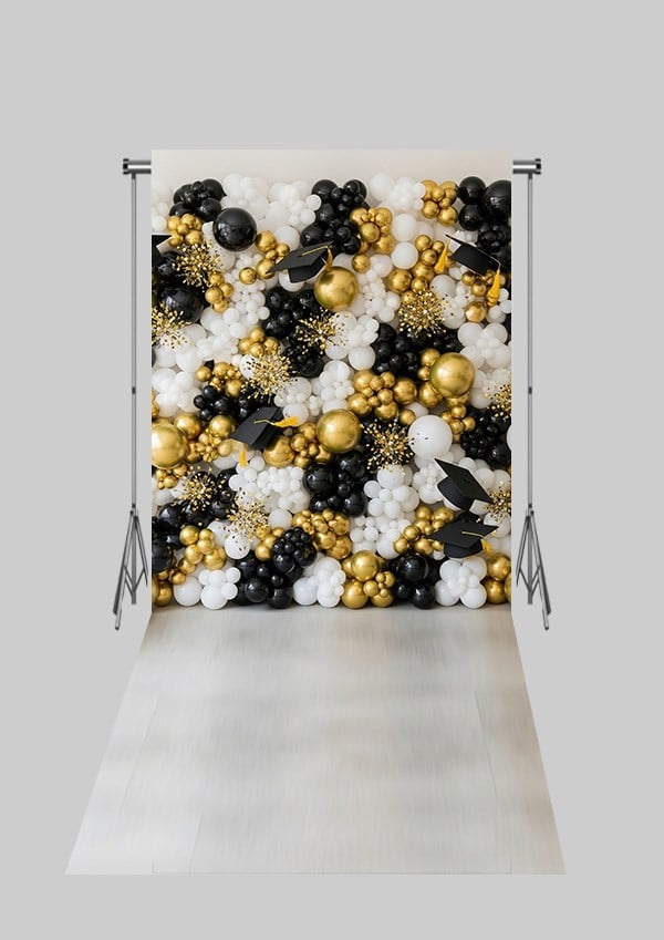 2X4 MT Mezuniyet- Okul - Kütüphane Temalı 8 Üç Boyutlu Kumaş Fotoğraf Fonları 21 - Fabric Photography Backdrop 