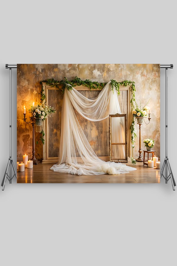 Ahşap Motifler Zeminsiz Yetişkin Kumaş Fotoğraf Fonu ( 3X2,5 MT)