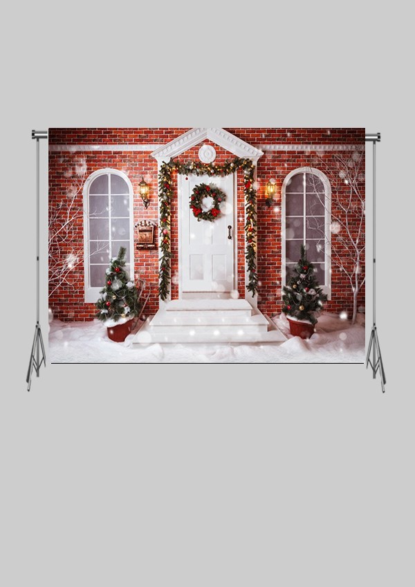 KATLANIR KIRIŞMAZ KUMAŞ - 2 EN 1.5 MT BOY - Noel Kapısı - FABRIC BACKDROP - Stüdyo Fonu