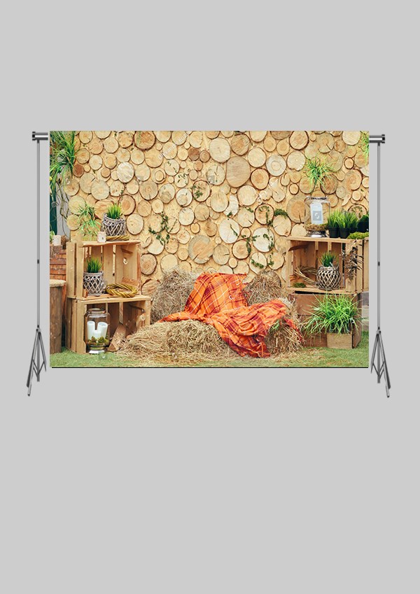 KATLANIR KIRIŞMAZ KUMAŞ - 2 EN 1.5 MT BOY - Çifçtlik Bahçesi   - FABRIC BACKDROP - Stüdyo Fonu