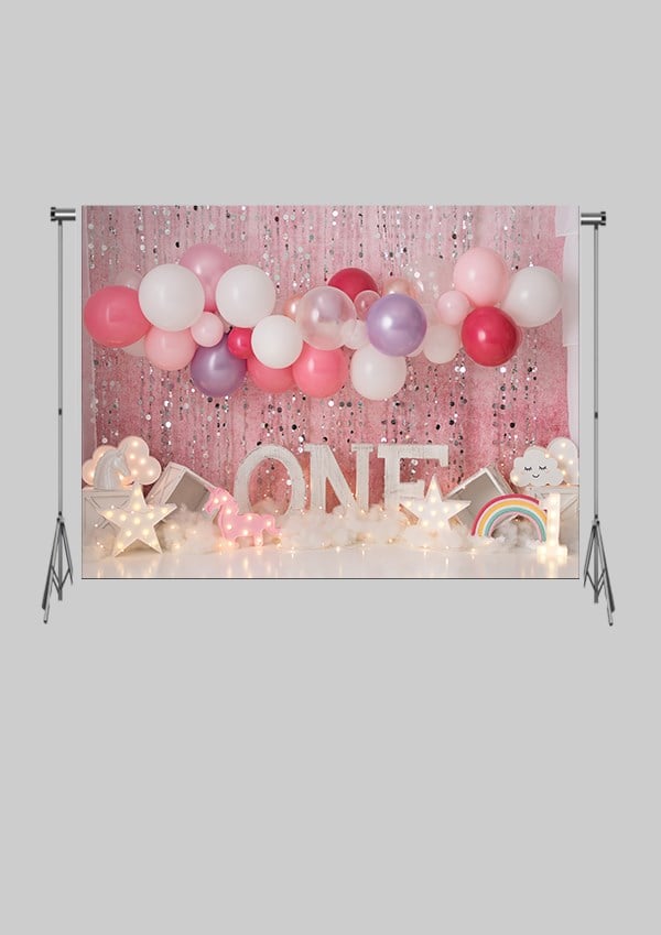 KATLANIR KIRIŞMAZ KUMAŞ - 2 EN 1.5 MT BOY - Bir Yaş Kutlamaları ve Özel Günler 2 -  FABRIC BACKDROP - Stüdyo Fonu
