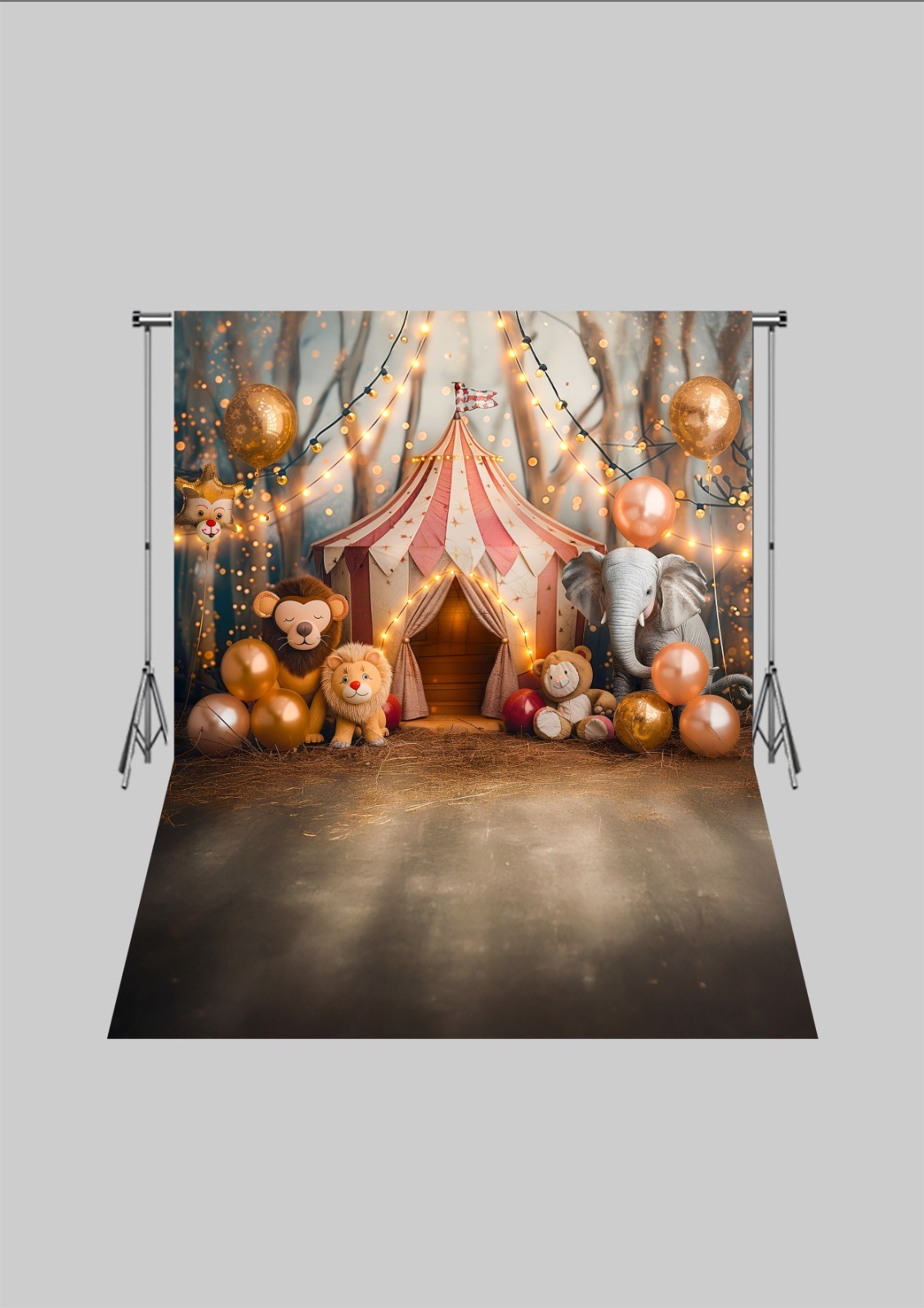 Özel Gün 7 - Üç Boyutlu Çocuk Kumaş Fotoğraf Fonu - Fabric Photography Backdrop ( 2X2,5 MT)