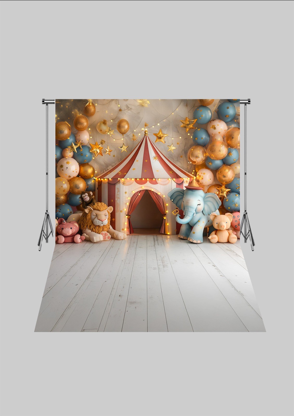 Özel Gün 8 - Üç Boyutlu Çocuk Kumaş Fotoğraf Fonu - Fabric Photography Backdrop ( 2X2,5 MT)