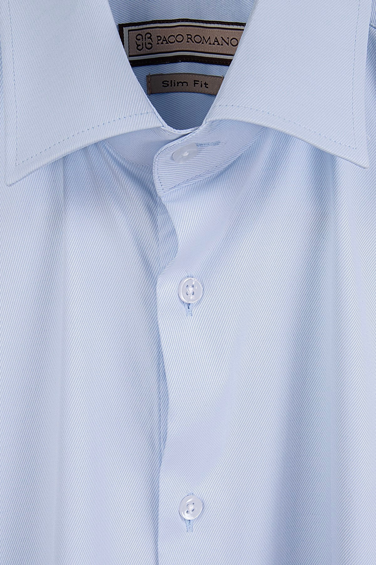 Erkek Slim Fit Açık Mavi Gömlek