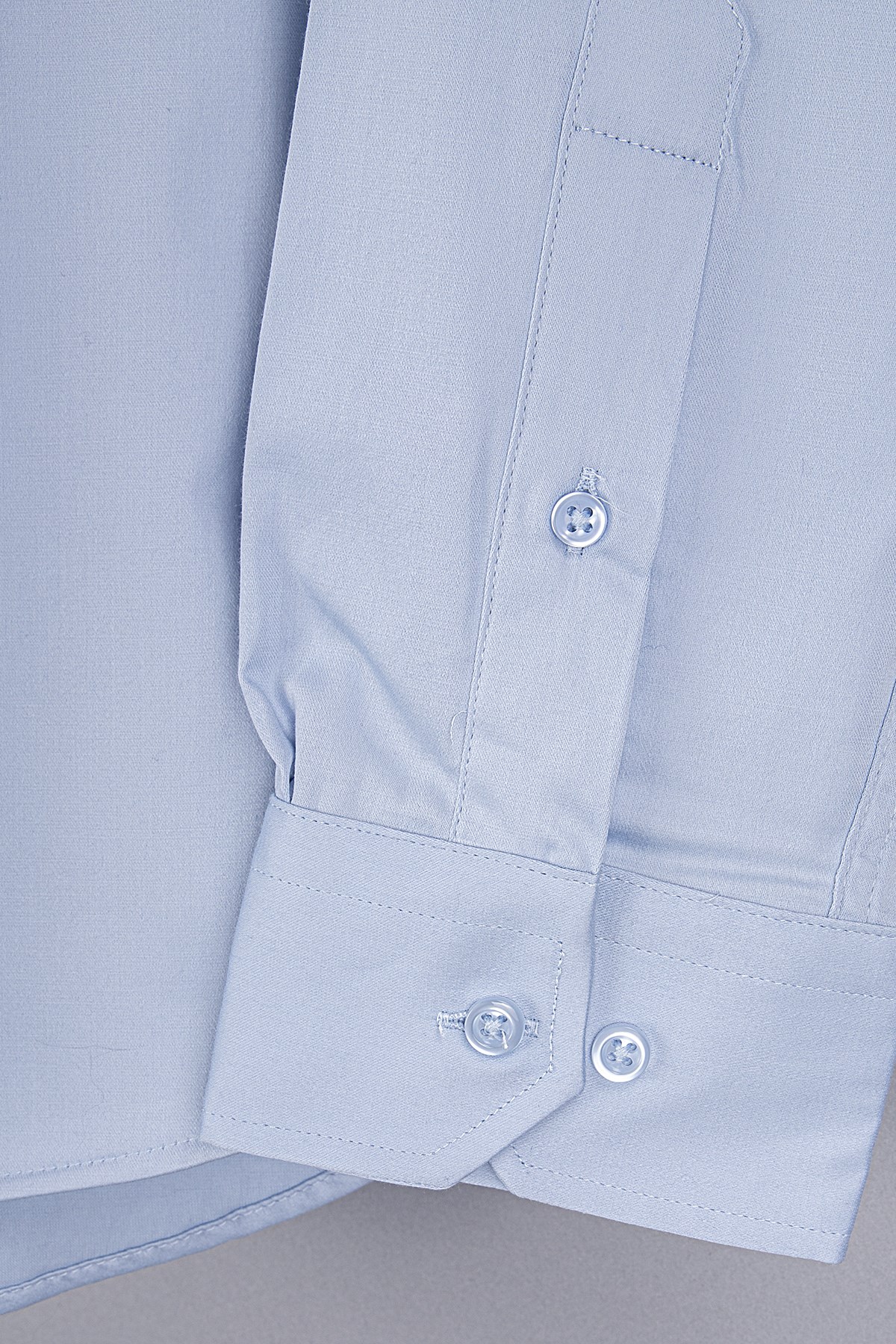 Erkek Slim Fit Açık Mavi Gömlek