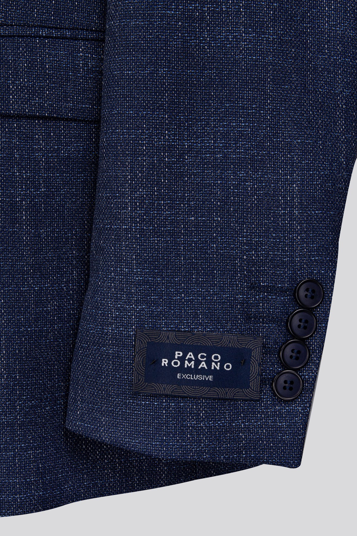 Erkek Slim Fit Mono Yaka Çıkarılabilir Kapitone Astarlı Açık Lacivert Ceket