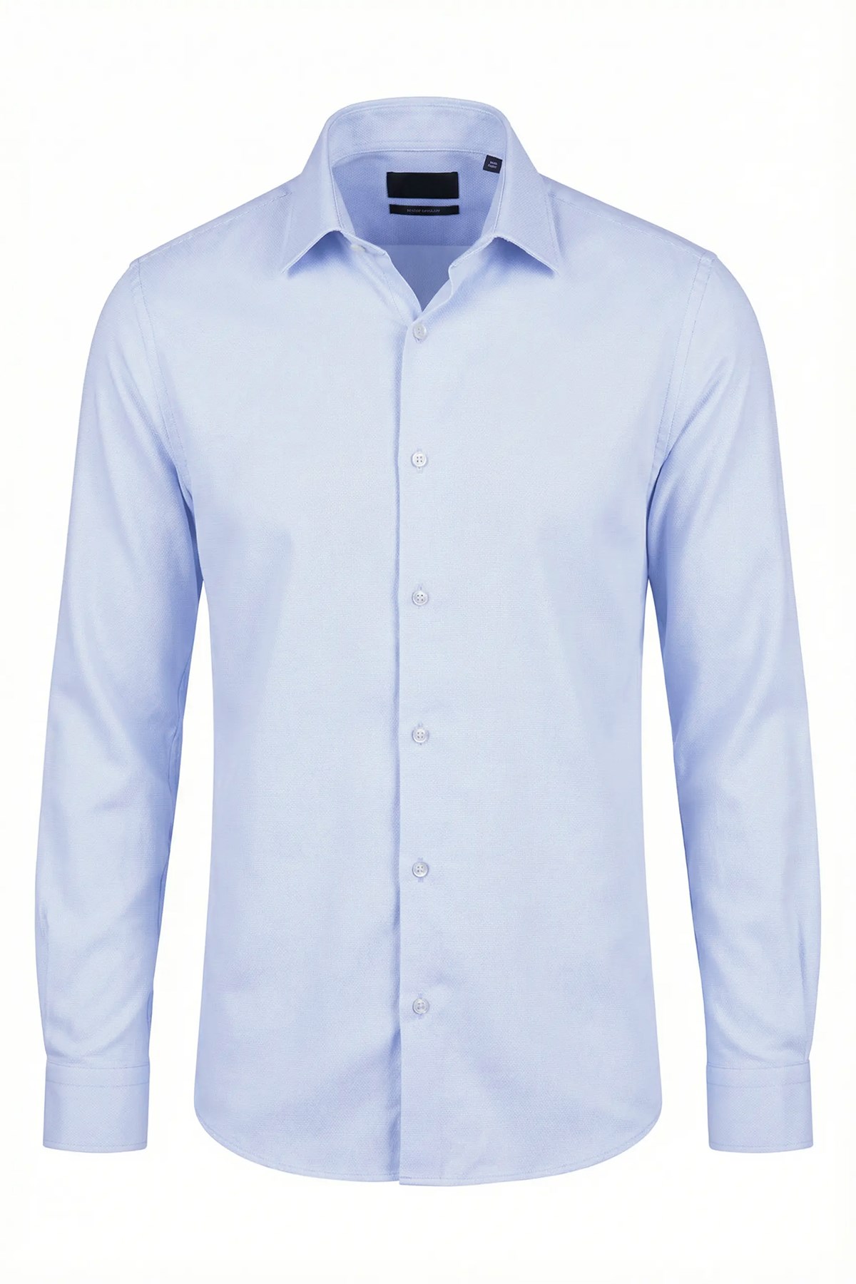 Erkek Slim Fit Açık Mavi Gömlek