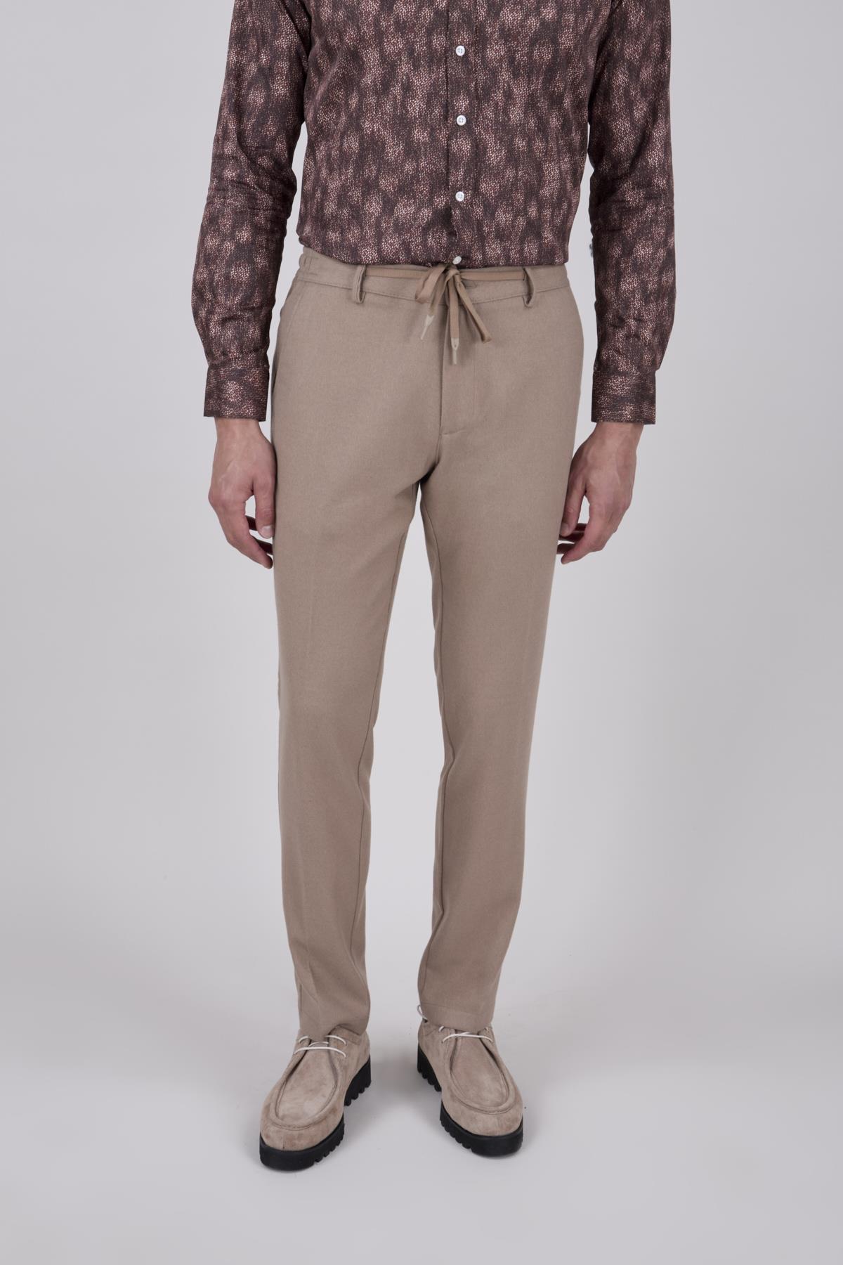 Erkek Camel Jogger Pantolon