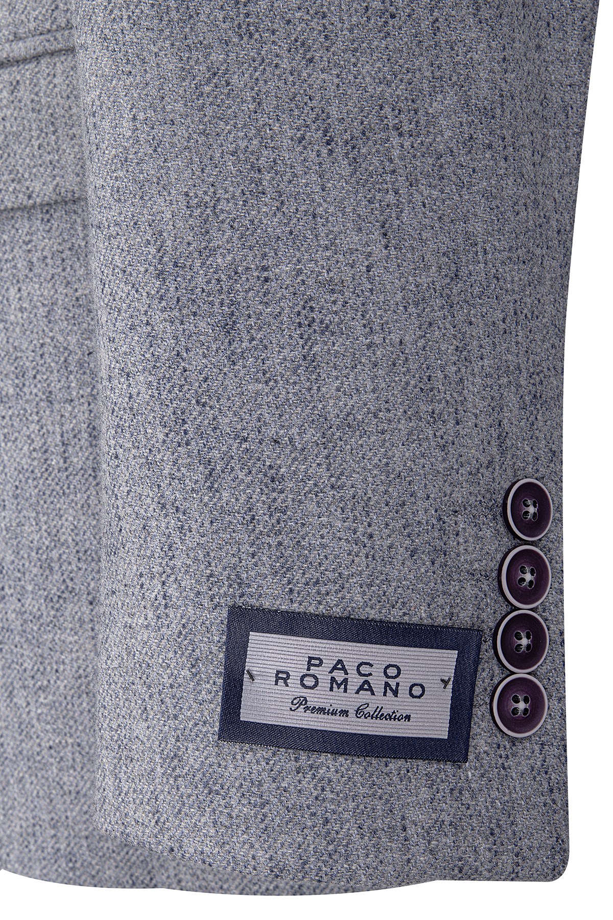 Erkek Slim Fit Sivri Yaka Kot Mavisi Ceket
