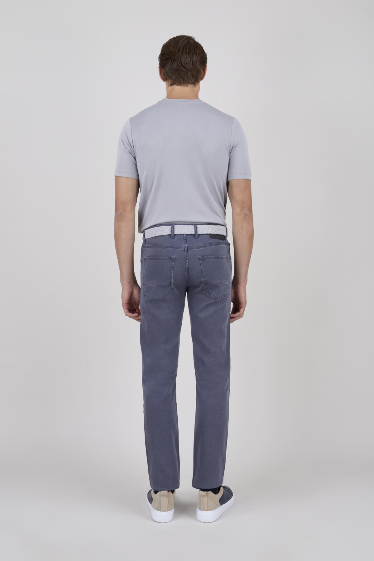 Erkek Regular Fit Füme Kot Pantolon