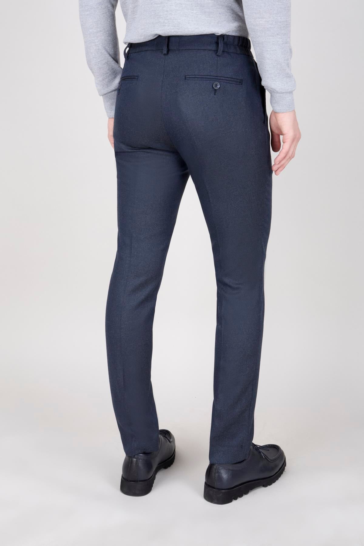 Erkek İndigo Spor Pantolon