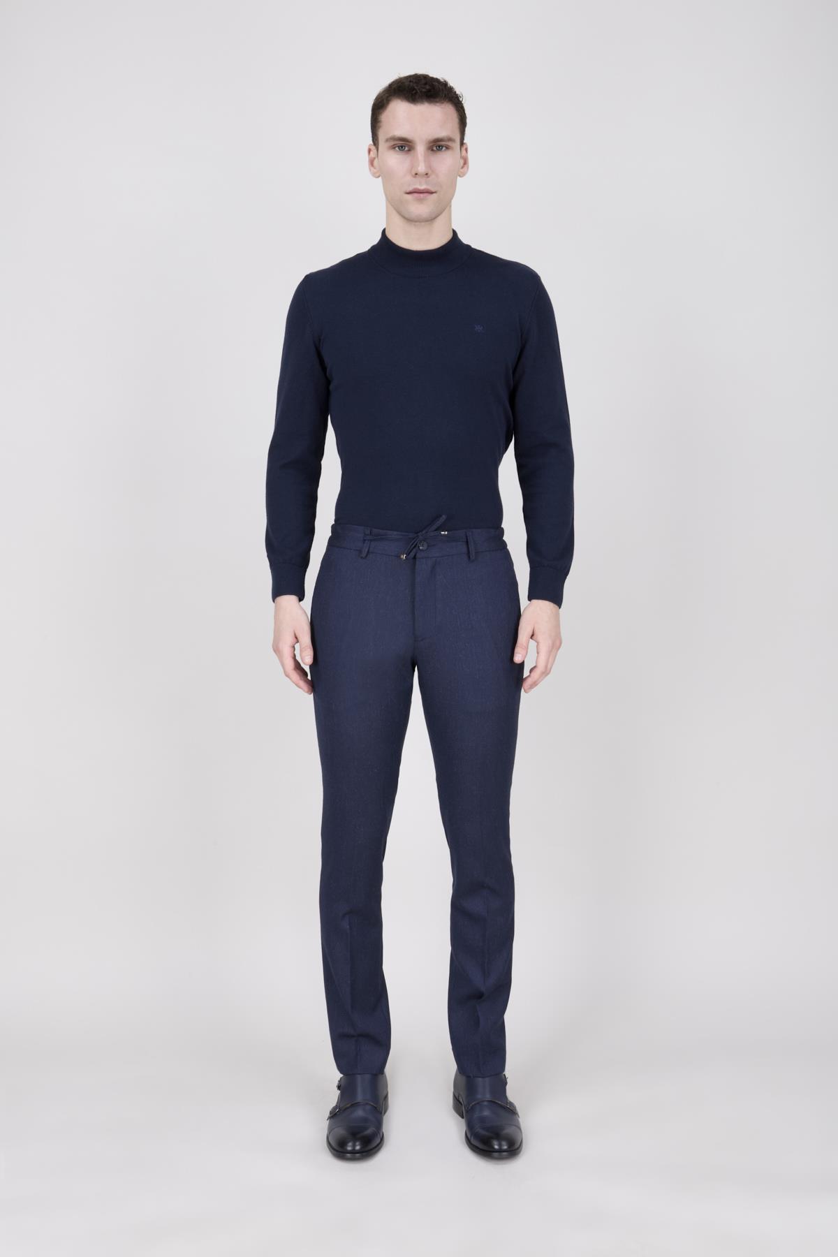Erkek Lacivert Spor Pantolon