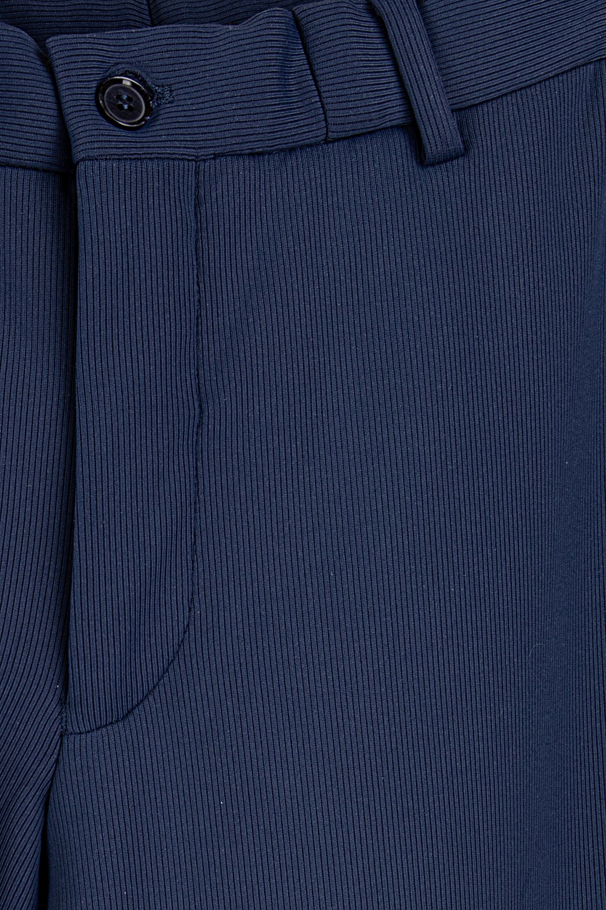 Erkek Mavi Slim Fit Spor Pantolon