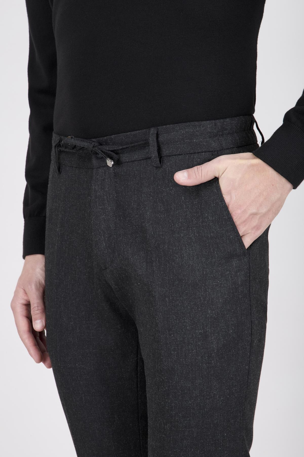 Erkek Siyah Spor Pantolon