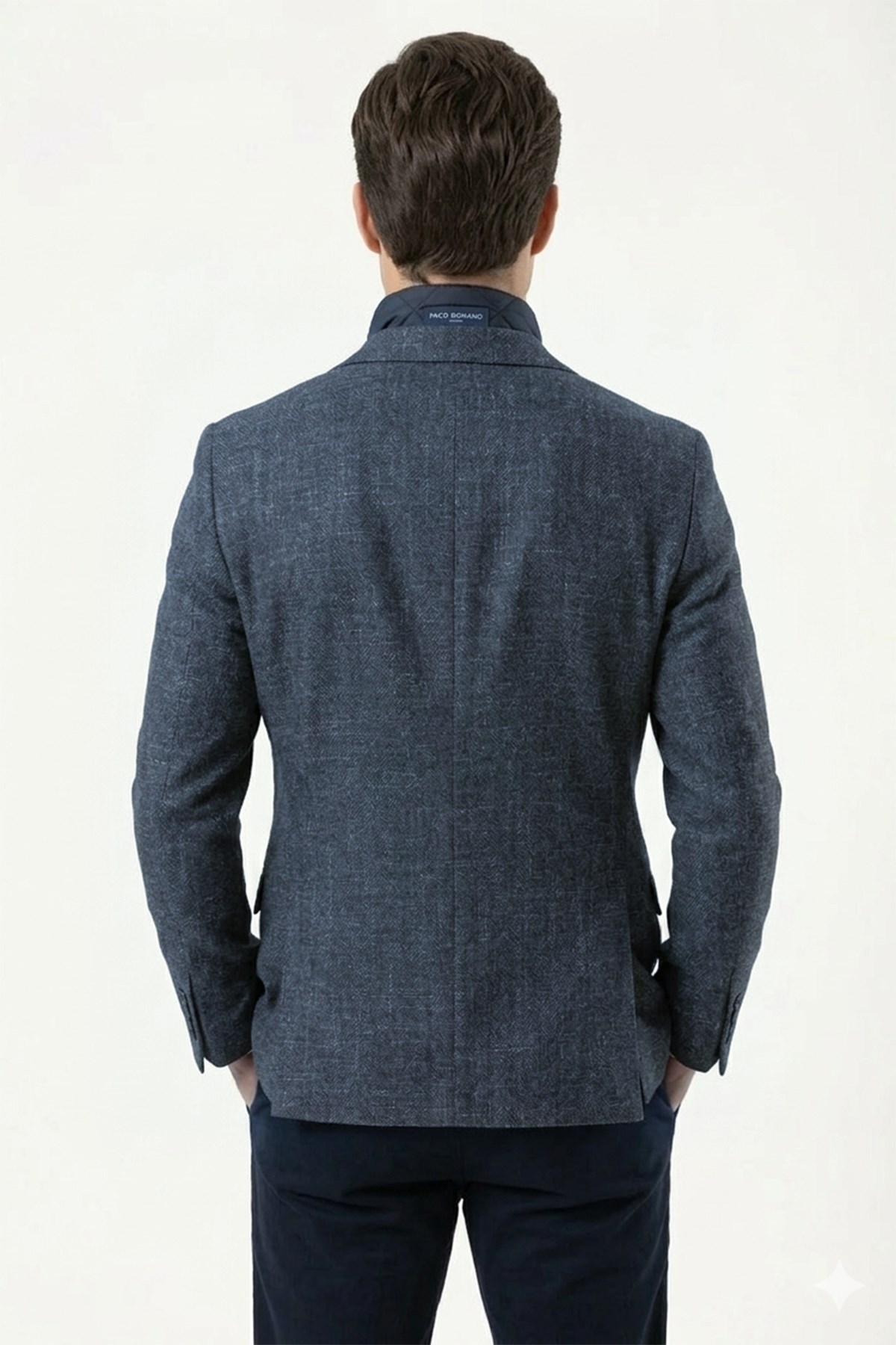 Erkek Slim Fit Mono Yaka Çıkarılabilir Kapitone Astarlı Yeşil Ceket