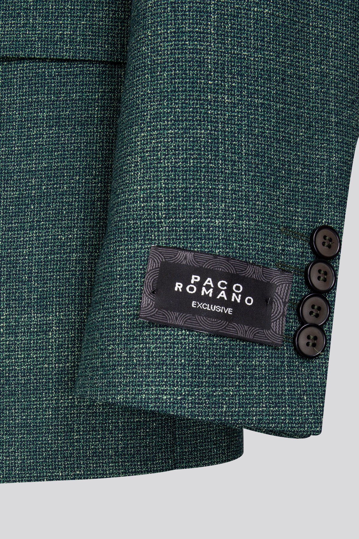 Erkek Slim Fit Mono Yaka Çıkarılabilir Kapitone Astarlı Yeşil Ceket