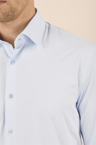 Erkek Slim Fit Açık Mavi Gömlek
