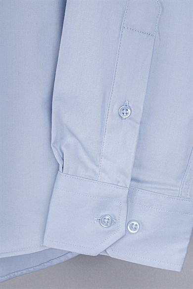 Erkek Slim Fit Açık Mavi Gömlek