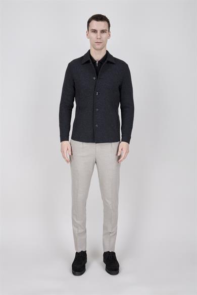 Erkek Antrasit Casual Ceket