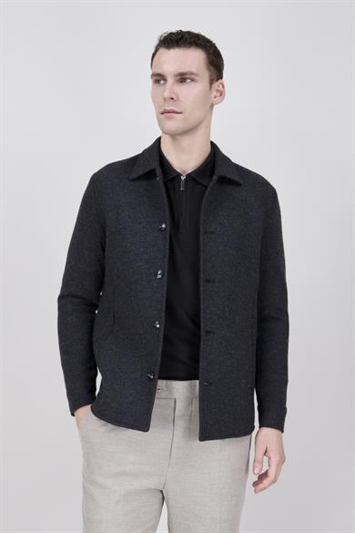 Erkek Antrasit Casual Ceket