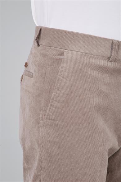 Erkek Bej Kadife Spor Pantolon
