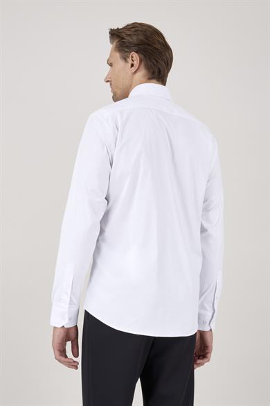 Erkek Slim Fit Beyaz Gömlek
