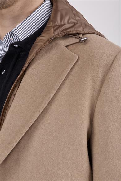 Erkek Camel Kaşe Kaban