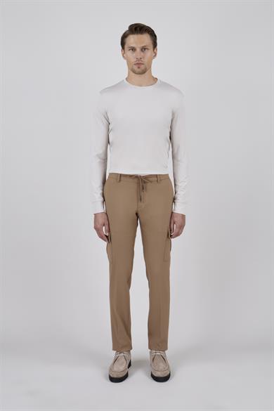 Erkek Camel Kargo Pantolon