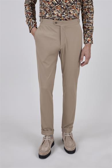 Erkek Camel Renk Slim Fit Spor Pantolon