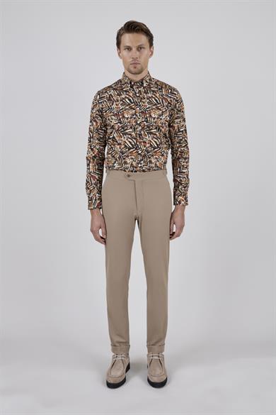 Erkek Camel Renk Slim Fit Spor Pantolon