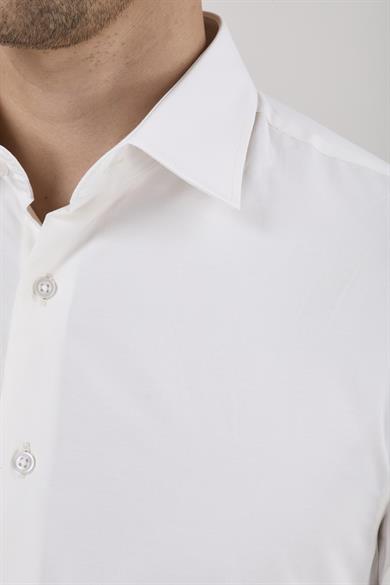 Erkek Slim Fit Ekru Gömlek