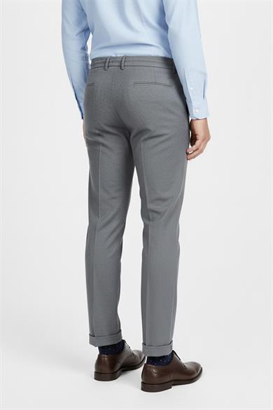 Erkek Açık Gri Bağcıklı Casual Pantolon