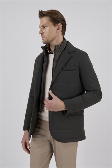 Erkek Haki Casual Ceket