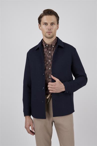 Erkek Lacivert Casual Ceket