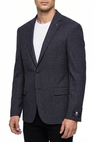 Erkek Regular Fit Mono Yaka Antrasit Takım Elbise
