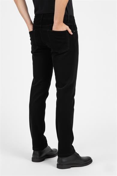 Erkek Siyah Kadife Spor Pantolon