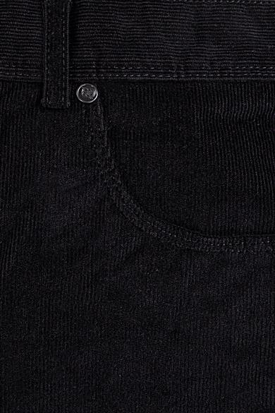 Erkek Siyah Kadife Spor Pantolon