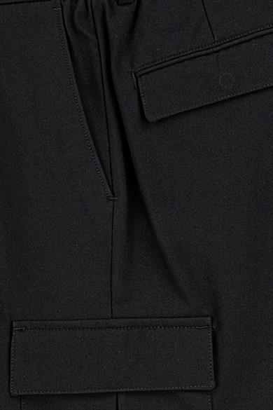 Erkek Siyah Kargo Pantolon