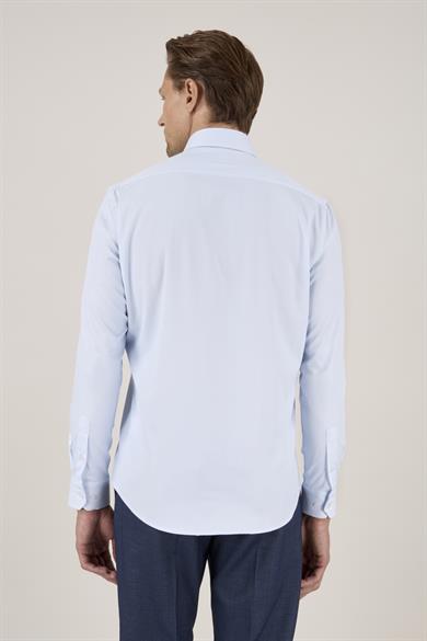 Erkek Slim Fit Açık Mavi Gömlek