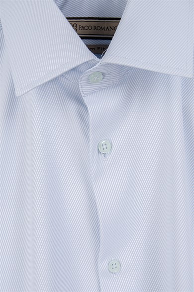 Erkek Slim Fit Açık Mavi Gömlek