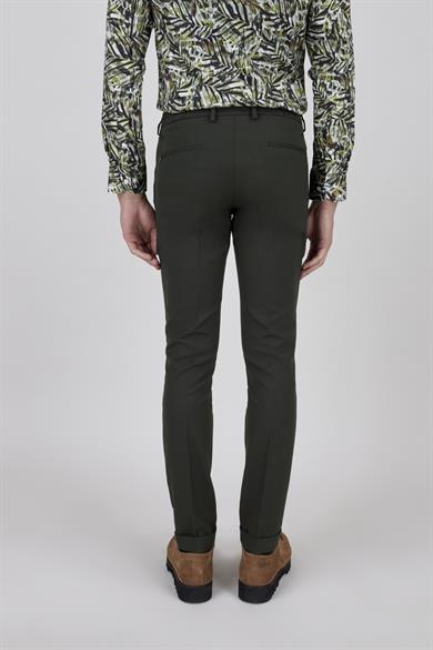 Erkek Yeşil Bağcıklı Casual Pantolon