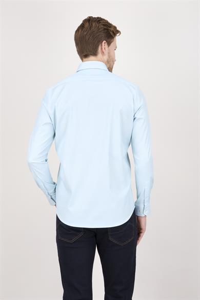 Erkek Slim Fit Fıstık Yeşili Gömlek