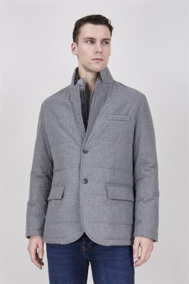 Erkek Gri Casual Ceket